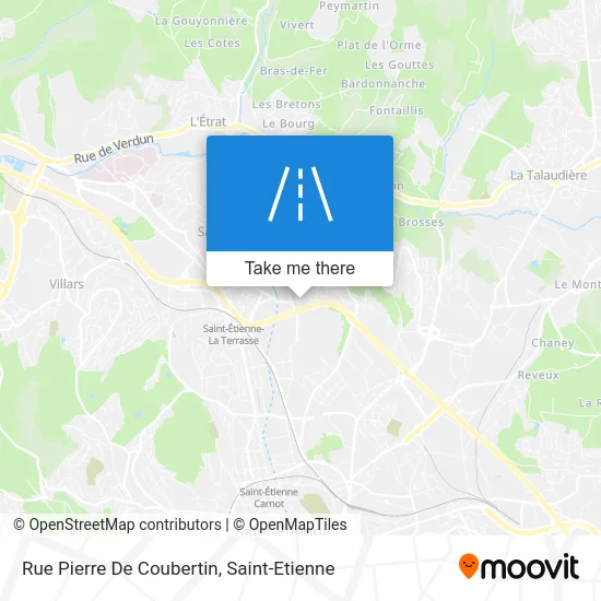 Rue Pierre De Coubertin map