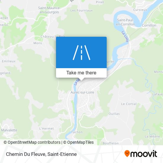 Chemin Du Fleuve map
