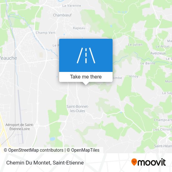 Chemin Du Montet map