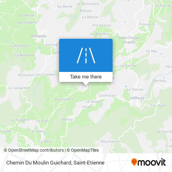 Mapa Chemin Du Moulin Guichard