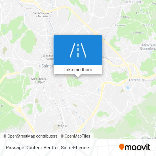 Passage Docteur Beutter map