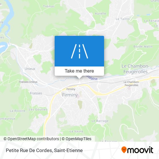 Mapa Petite Rue De Cordes