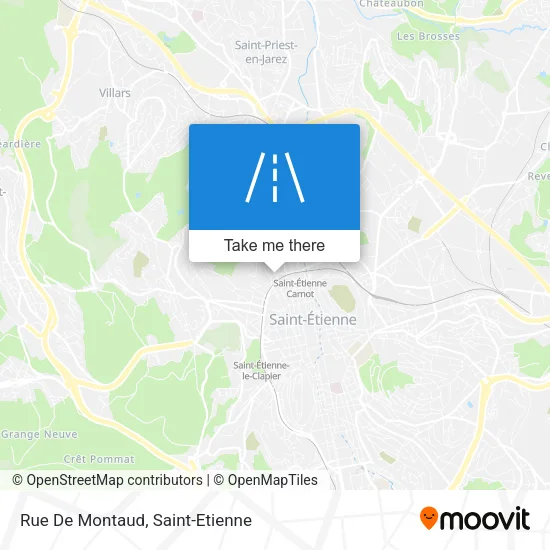 Rue De Montaud map