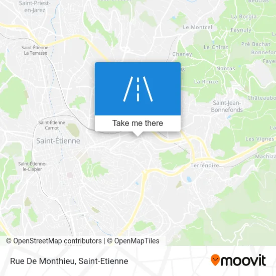 Rue De Monthieu map