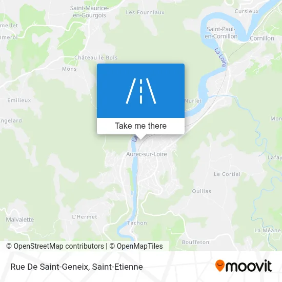 Rue De Saint-Geneix map