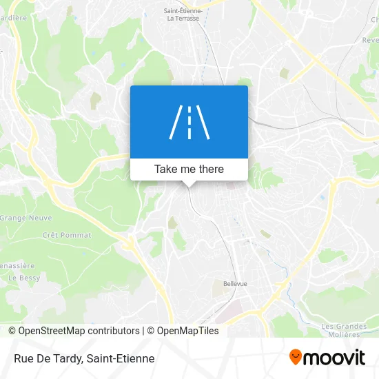 Rue De Tardy map