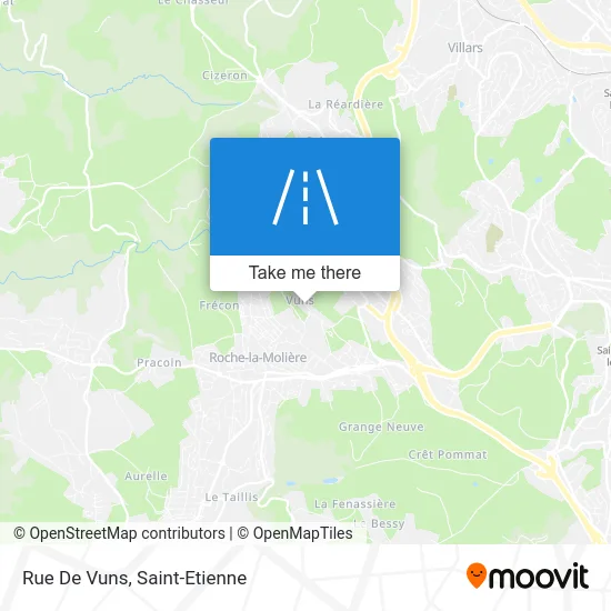 Rue De Vuns map
