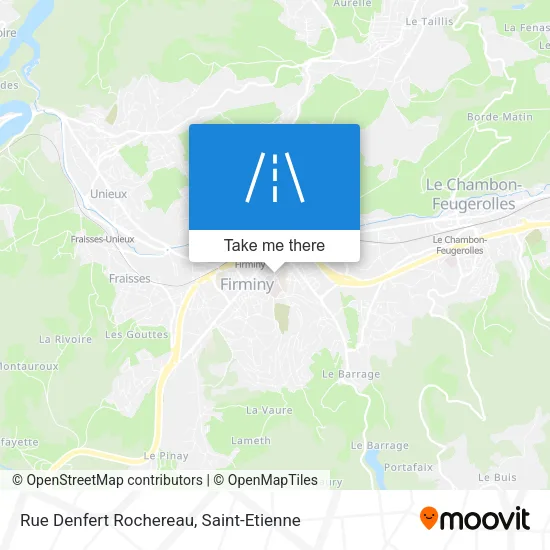 Rue Denfert Rochereau map
