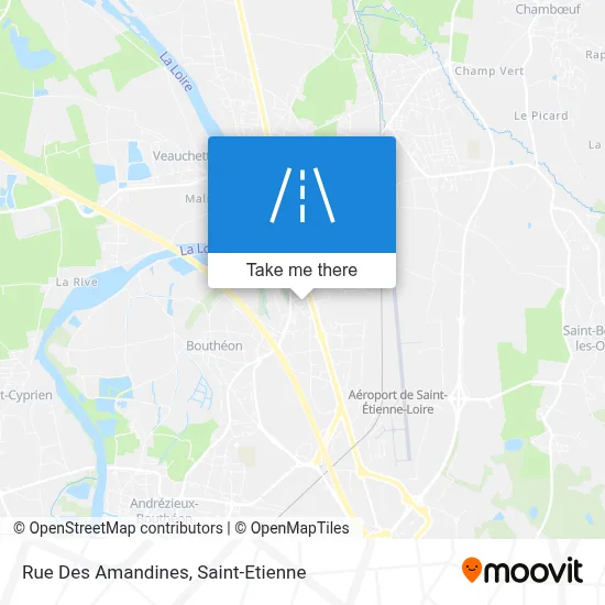 Rue Des Amandines map