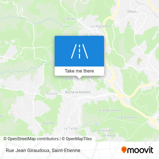 Rue Jean Giraudoux map
