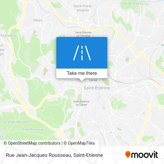 Rue Jean-Jacques Rousseau map