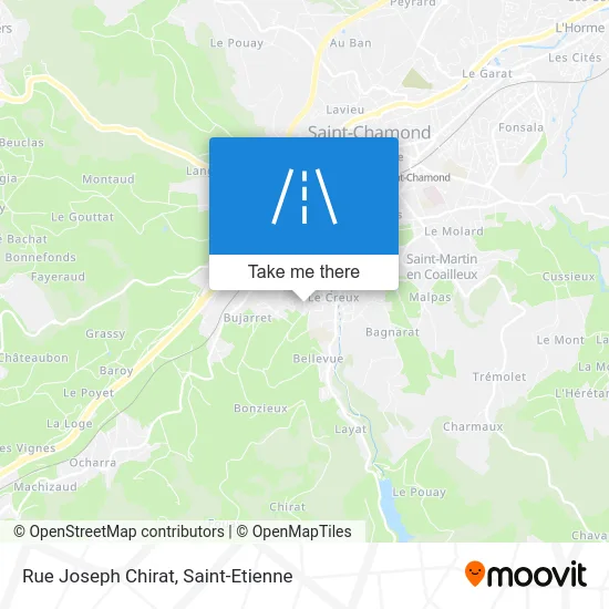 Rue Joseph Chirat map