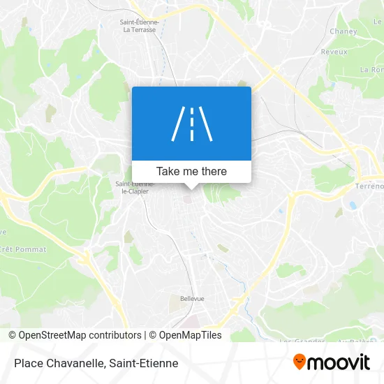 Place Chavanelle map