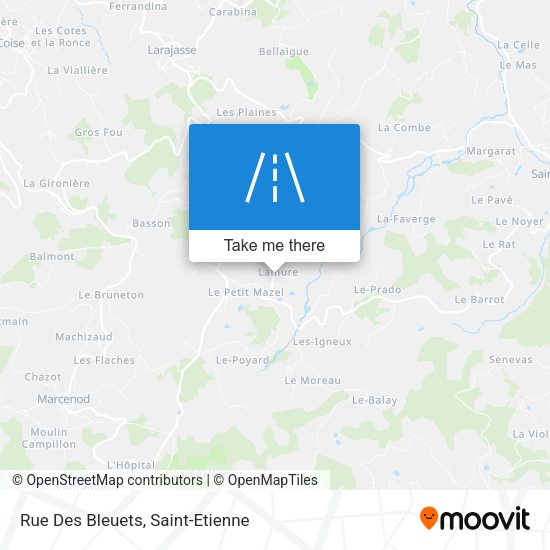 Rue Des Bleuets map