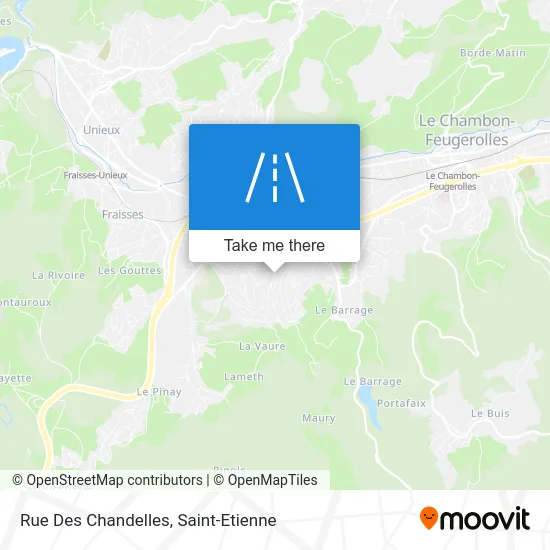 Rue Des Chandelles map