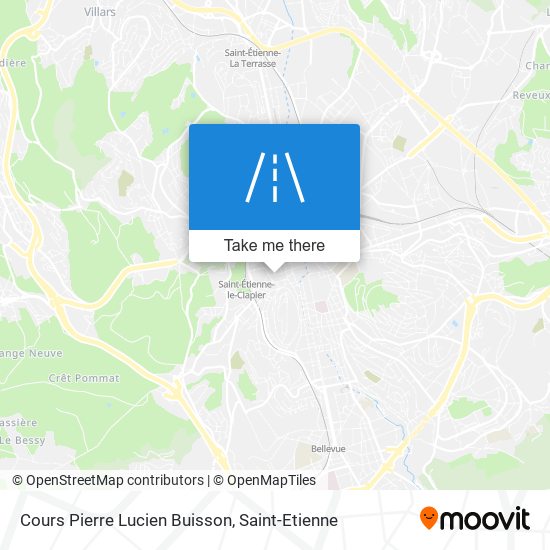 Mapa Cours Pierre Lucien Buisson