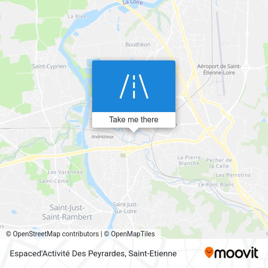 Espaced'Activité Des Peyrardes map