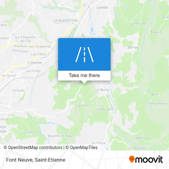 Font Neuve map