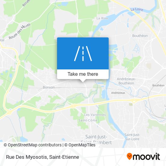 Mapa Rue Des Myosotis