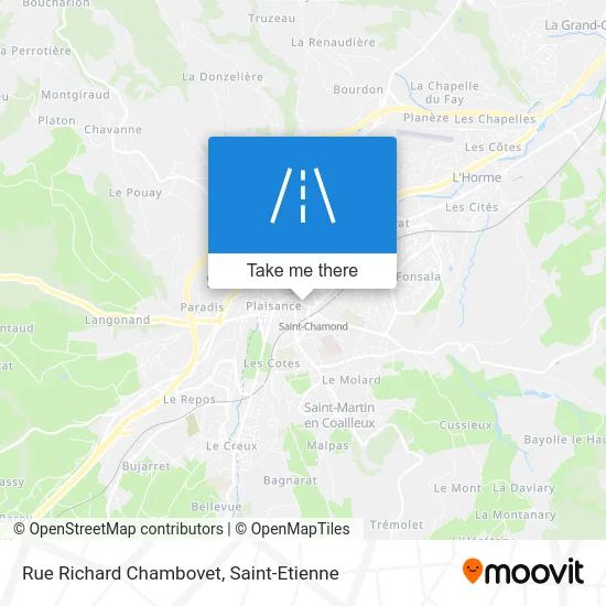 Rue Richard Chambovet map