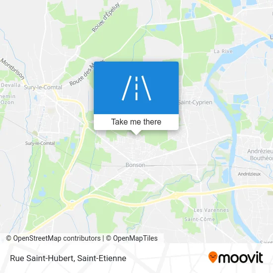 Rue Saint-Hubert map