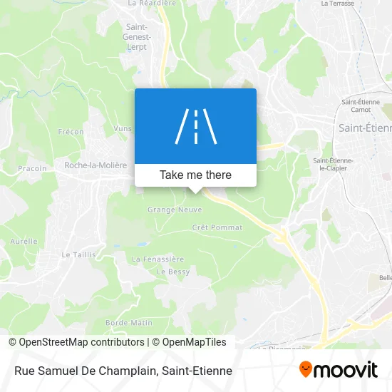 Rue Samuel De Champlain map