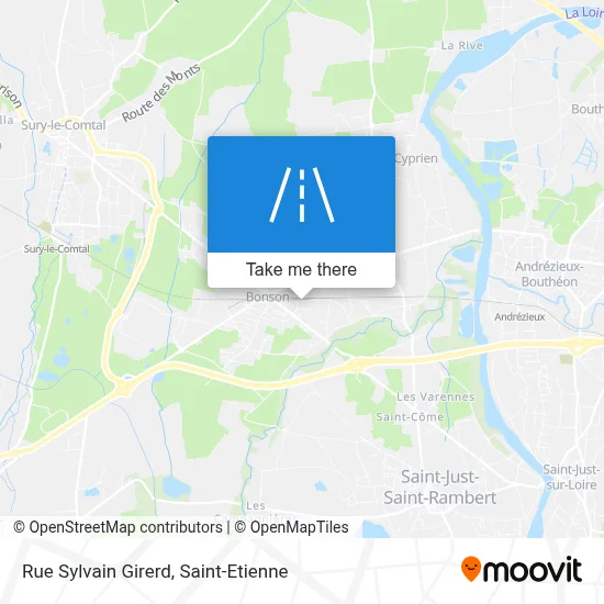 Rue Sylvain Girerd map