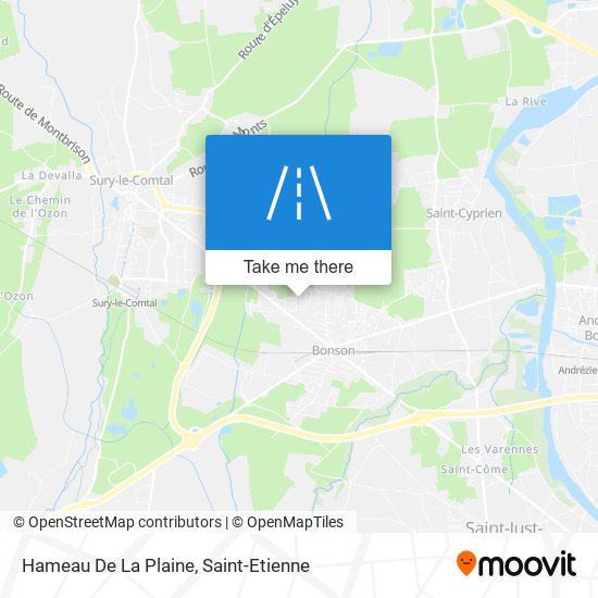 Mapa Hameau De La Plaine
