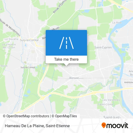 Hameau De La Plaine map