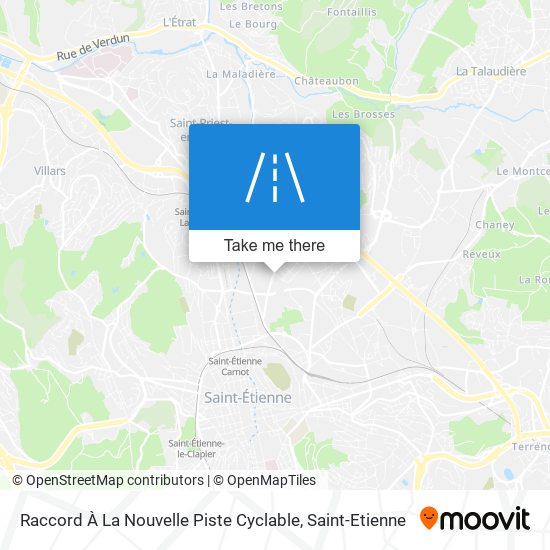 Raccord À La Nouvelle Piste Cyclable map