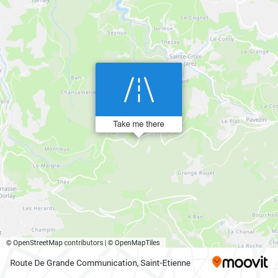 Route De Grande Communication map