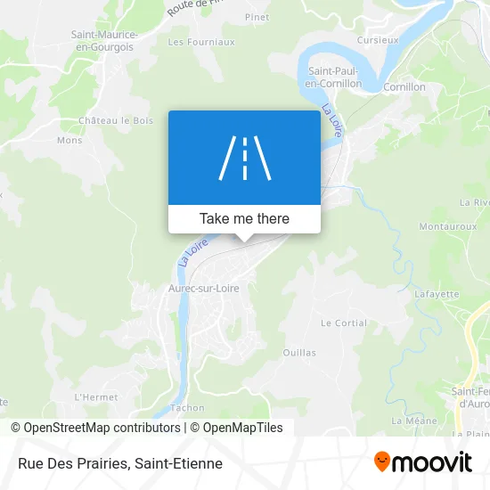 Rue Des Prairies map