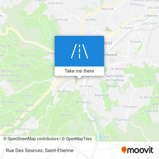 Rue Des Sources map