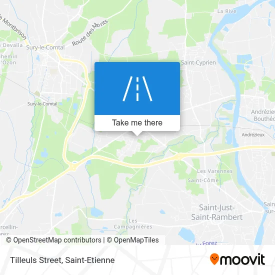 Rue Des Tilleuls map