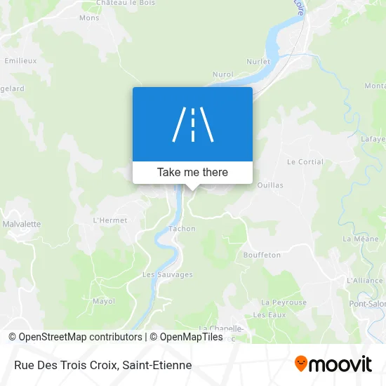Rue Des Trois Croix map