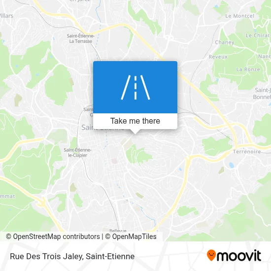 Rue Des Trois Jaley map