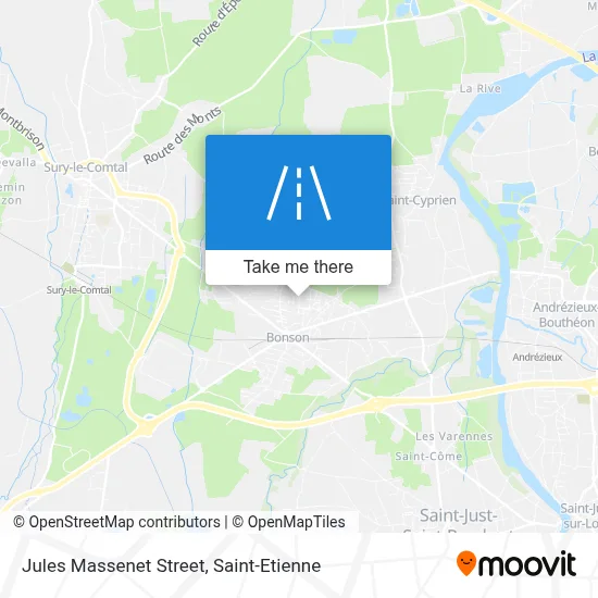 Rue Jules Massenet map