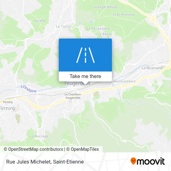 Rue Jules Michelet map