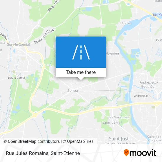 Rue Jules Romains map