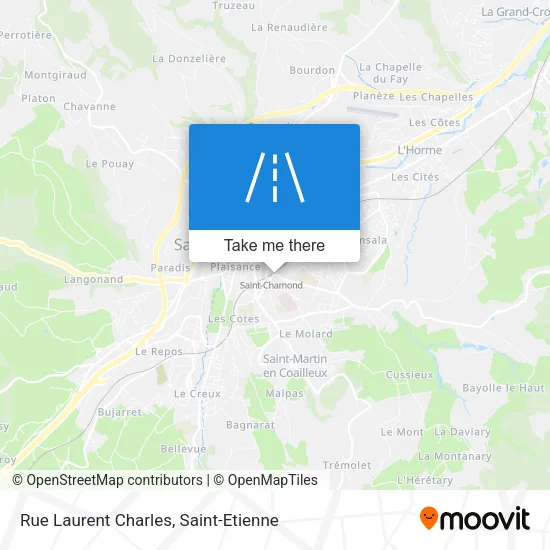 Rue Laurent Charles map