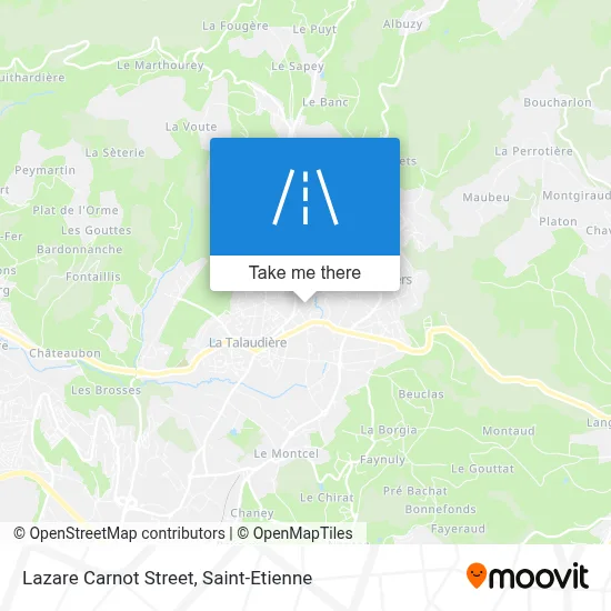 Rue Lazare Carnot map