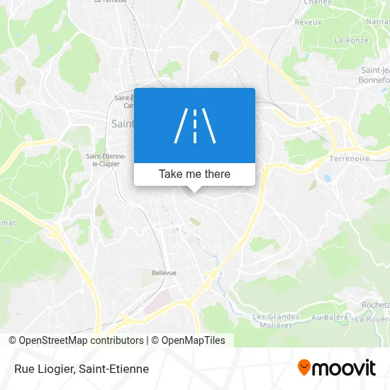 Rue Liogier map