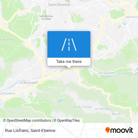 Rue Lisfranc map