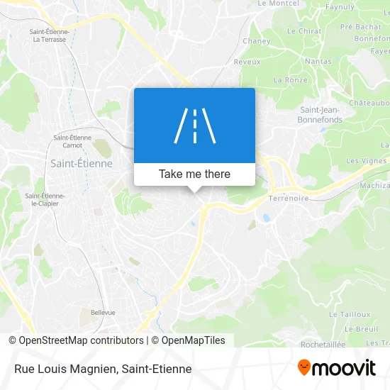 Rue Louis Magnien map