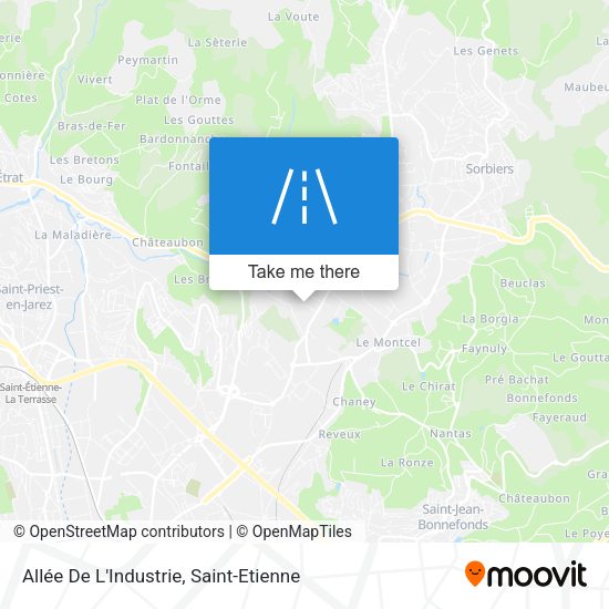 Allée De L'Industrie map