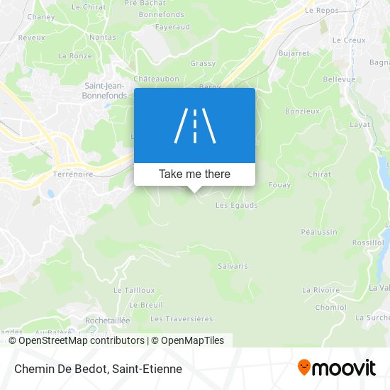 Chemin De Bedot map