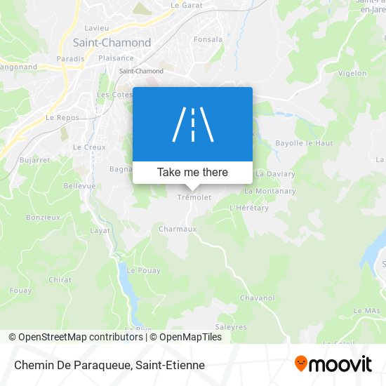 Chemin De Paraqueue map