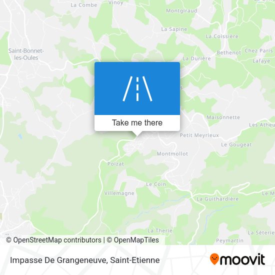 Impasse De Grangeneuve map