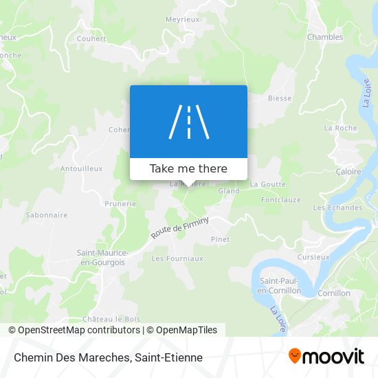 Mapa Chemin Des Mareches