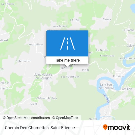 Chemin Des Chomettes map